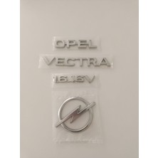 Opel Vectra 1.6 16V Bagaj Yazısı Vectra B Bagaj Arması 4lü Set Opel Vectra 1.6 16V Yazı Bagaj Arması