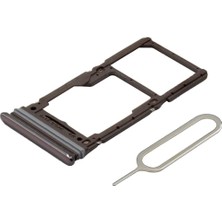 Telefon Kulübesi Samsung M53 Uyumlu Sim Tepsisi Brown