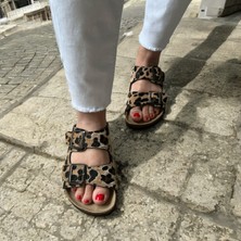 Pantofole Leopar Kadın Terlik