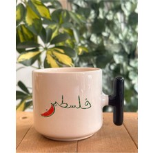 Tanem Filisin, Kudüs, Gazze Temalı Hediyelik Özel T Kupa Bardak (Arapça Filistin Özel Tasarım)