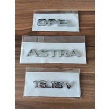 Bagaj Yazısı Opel Astra 1.6_16V