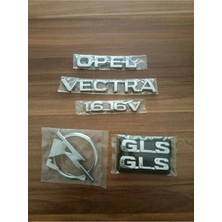 Opel Vectra 1.6_16V Bagaj Yazısı Opel Vectra Arka Bagaj Arması Logo Gls Kapı Çıtası Yazısı Vectra B