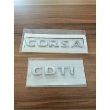 Opel "corsa Cdti" Corsa D Bagaj Yazısı