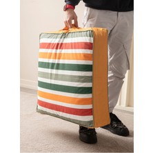 Swita Home 60 x 60 cm Dekoratif Yer Minderi Karışık Renkli, Fermuarlı Yıkanabilir Kılıf