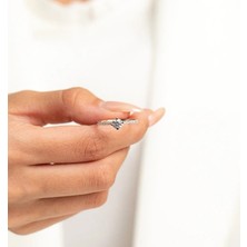 HAKAN GÜLER KUYUMCULUK Beyaz Altın Tektaş Yüzük 34127