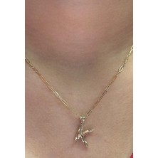 HAKAN GÜLER KUYUMCULUK Altın 3 Boyutlu K Harfli Ataç Zincir