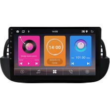SmartGO Fiat 500 Multimedya Sistemi (2008-2014) 8+128 GB Premium Ekran  Wİ-Fİ (Yazılımsal)