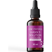 Raw Material Lugol Solüsyon 1000 Iyot Damlası  30 ml