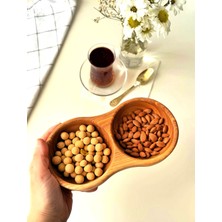 Hbs Art Design Ahşap Çerezlik  Sunum  4'lü Set