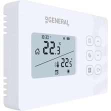 General Mitra HT340S Rf Haftalık Programlı Kablosuz Oda Termostatı