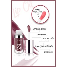 Note Cosmetics Note Cosmetics Note Cosmetics Lip Oil Nemlendirici ve Parlatıcı Dudak Bakım Yağı - 30 Deep Berry - Mor