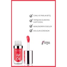 Note Cosmetics Lip Oil Nemlendirici ve Parlatıcı Dudak Bakım Yağı - 40 Sugar Red - Kırmızı