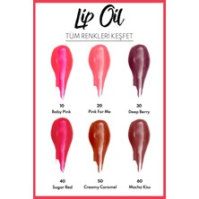 Note Cosmetics Lip Oil Nemlendirici ve Parlatıcı Dudak Bakım Yağı - 40 Sugar Red - Kırmızı