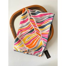 Şerit Desen Ince Pamuk Eşarp