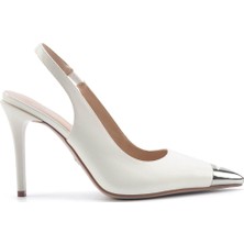 Nine West DAISI 5FX Krem Kadın Topuklu Ayakkabı