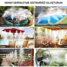 Buffer® 10 Metre Kendin Yap Balkon Veranda Çardak Kamelya Sulama Serinletme ve Nemlendirme Sistemi