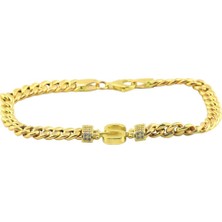 14 Ayar Altın Harfli Bileklik  -  0183991