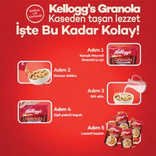 Kellogg's Granola Karışık Meyveli 340 G,%45 Yulaf Ezmesi,%20 Kurutulmuş Meyve,Lif Kaynağı Kahvaltılık Gevrek