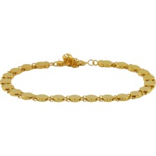 14 Ayar Altın Pullu Bileklik  -  0187990