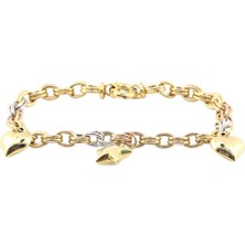 14 Ayar Altın Yıldızlı Bileklik  -  0180874