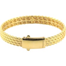 14 Ayar Altın Tasarım Bilezik  -  0180373