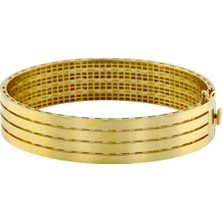 14 Ayar Altın Tasarım Bilezik  -  0187957