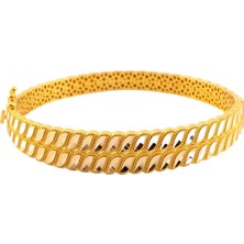 14 Ayar Altın Tasarım Bilezik  -  0180764