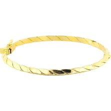 14 Ayar Altın Tasarım Bilezik  -  0184502