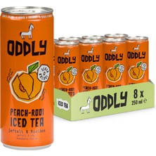 ODDLY Peachrooı Soğuk Çay Kutu Şeftali Rooıbos 250 ml x 8 Adet