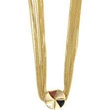 Altınkaynak 14 Ayar Altın Renkli Kolye  -  0191101