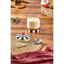 Paçi Porselen Cam Kavanoz 800 ml