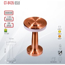 Cata Denver Şarjlı Dim Edilebilir Dekoratif Masa Lambası CT-8435 ETH ELEKTRİK