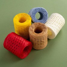 Güllü E Store Loren Natural Raffia 90 gr Lila Kağıt Ip - 38