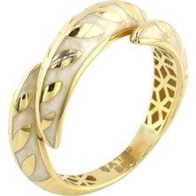 Altınkaynak 14 Ayar Altın Tasarım Yüzük  -  F003653