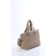 Byfox Fashion Trok Detaylı Cepli Mini Saten Çanta