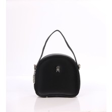 Byfox Fashion Askı Detay Çift Bölme Saten Dolgulu Fermuarlı Çanta