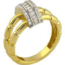 Altınkaynak 14 Ayar Altın Tasarım Yüzük  -  0192696