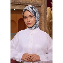 Akasya Desen Ince Pamuk Eşarp