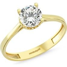 Sembol Gold Tektaş Altın Yüzük