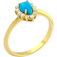 Altınkaynak 14 Ayar Altın Renkli Yüzük  -  0190641