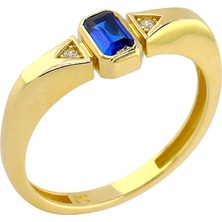 Altınkaynak 14 Ayar Altın Renkli Yüzük  -  0190625