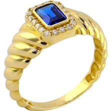 Altınkaynak 14 Ayar Altın Renkli Yüzük  -  0190628