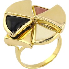 Altınkaynak 14 Ayar Altın Renkli Yüzük  -  0191099