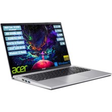 Acer Aspire 3 I5-1235U 8 GB 512 GB SSD 15,6 " FHD IPS W11 Gümüş Notebook NX.K6TEY.002