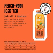 ODDLY Peachrooı Soğuk Çay Cam Şeftali Rooıbos 250 ml x 6 Adet