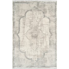Pierre Cardin Beverly BF03A Krem Gri Akrilik Yumuşak Dokulu Modern Halı Karademir Home