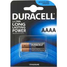 Duracell AAAA 2'li 1,5 Volt Alkalin Pil