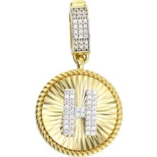 14 Ayar Altın Harfli Kolye Ucu  -  0184662