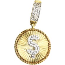 14 Ayar Altın Harfli Kolye Ucu  -  0184659