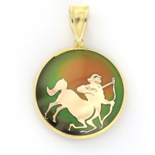 14 Ayar Altın Burç Kolye Ucu  -  0180257